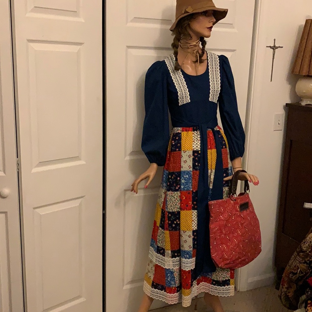 Vintage Patchwork Dress